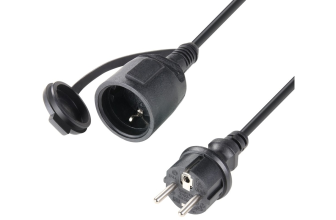 Cablu prelungitor de alimentare | Adam Hall® H07RN-F3G1.5 | 3 m Adam Hall 4 STAR PND 0300